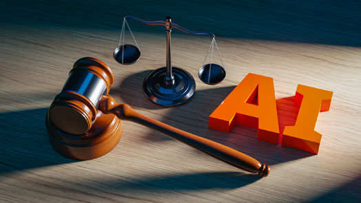 Artificial Intelligence Act Regulation concepts. 3d rendering